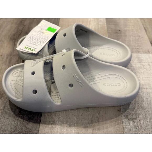 NWT Crocs Classic Slide Sandal Size M4/W6 Gray Rubber Casual Outdoor Slip On - Picture 1 of 8